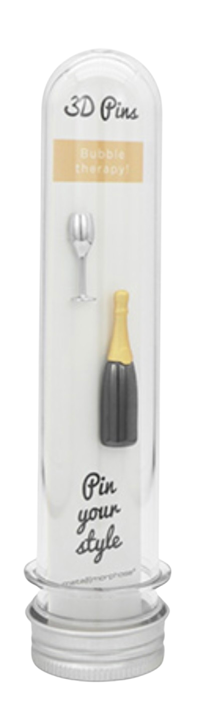 NIEUW! Champagne Fashion Pins