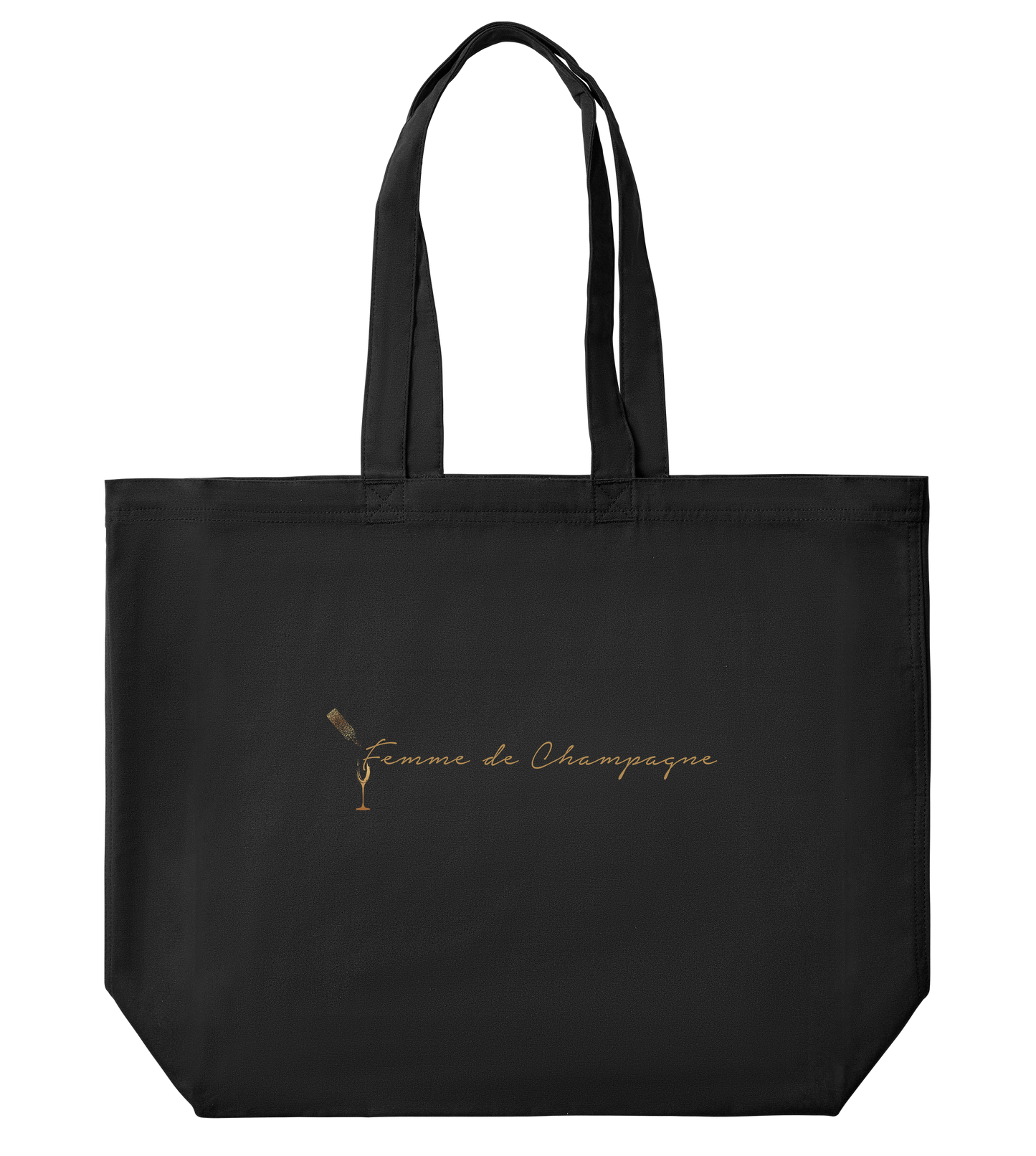 Design & Champagne Large Tote Bag