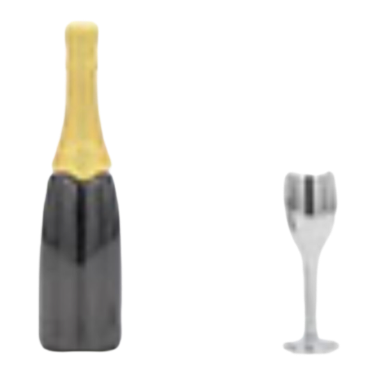 NIEUW! Champagne Fashion Pins