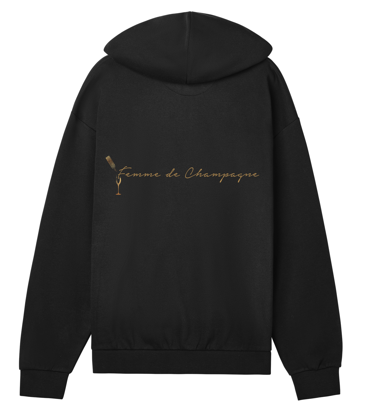 NIEUW Femme de Champagne Zipper Hoodie