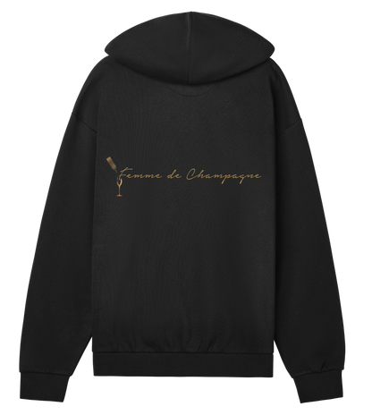 NIEUW Femme de Champagne Zipper Hoodie