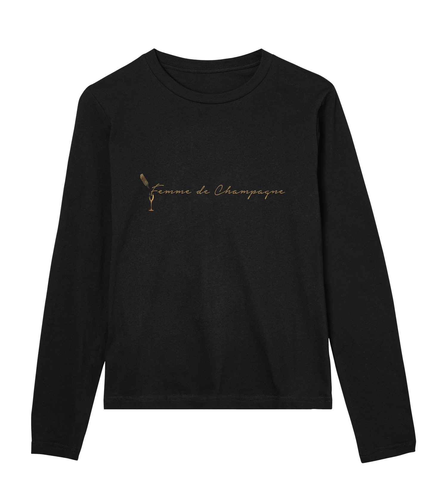 Femme de Champagne Logo Long Tee