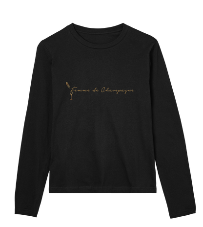 Femme de Champagne Logo Long Tee