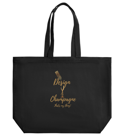 Design & Champagne Large Tote Bag
